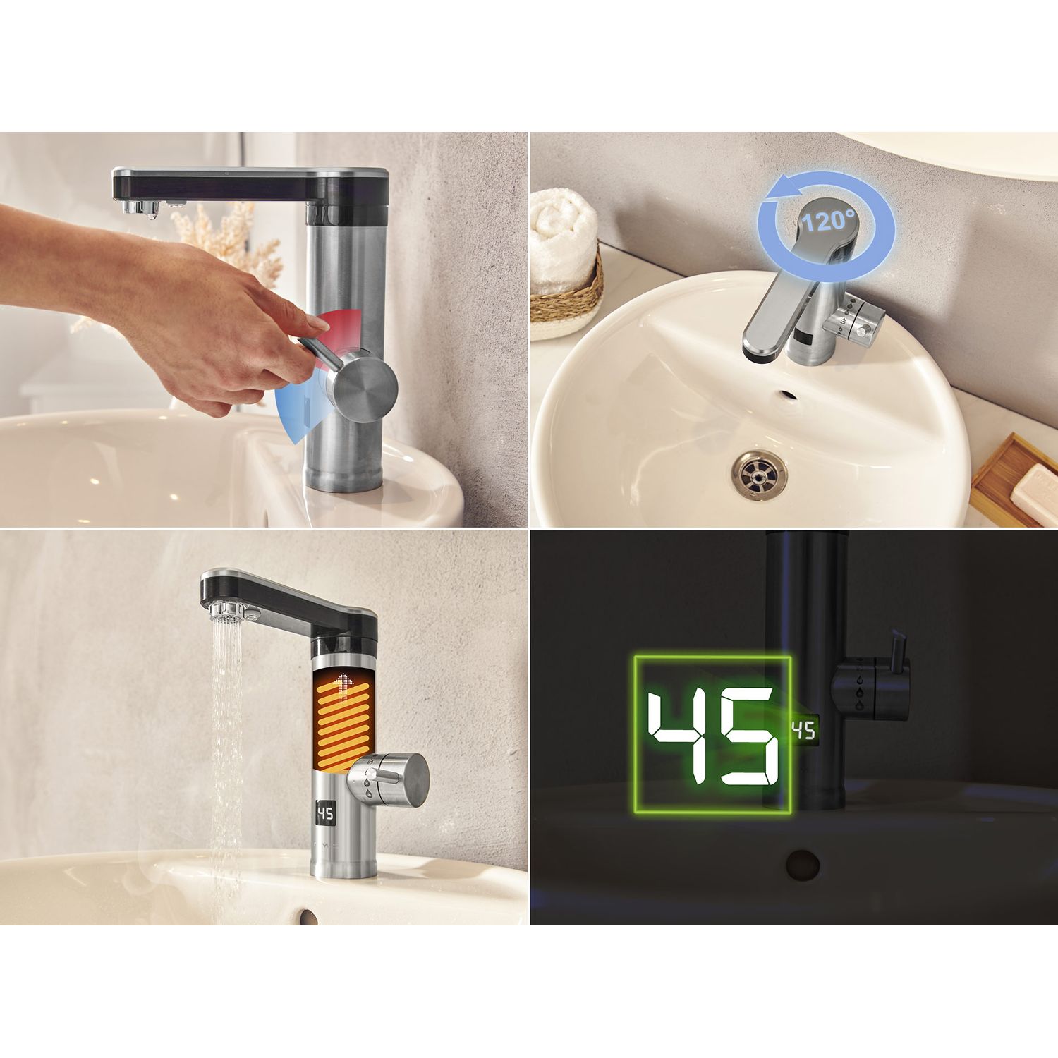 Robinet electric pentru baie fotografia produsului View 6 L