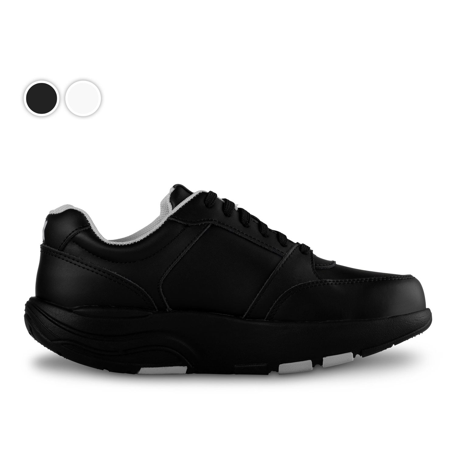 Pantofi Sport Classic Fit din Piele 46 negru fotografia produsului View 2 L