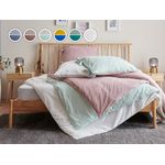 Set lenjerie de pat Essentials 200x200 cm alb fotografia produsului View 2 S