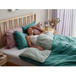 Set lenjerie de pat Essentials 200x200 cm alb fotografia produsului View 3 S