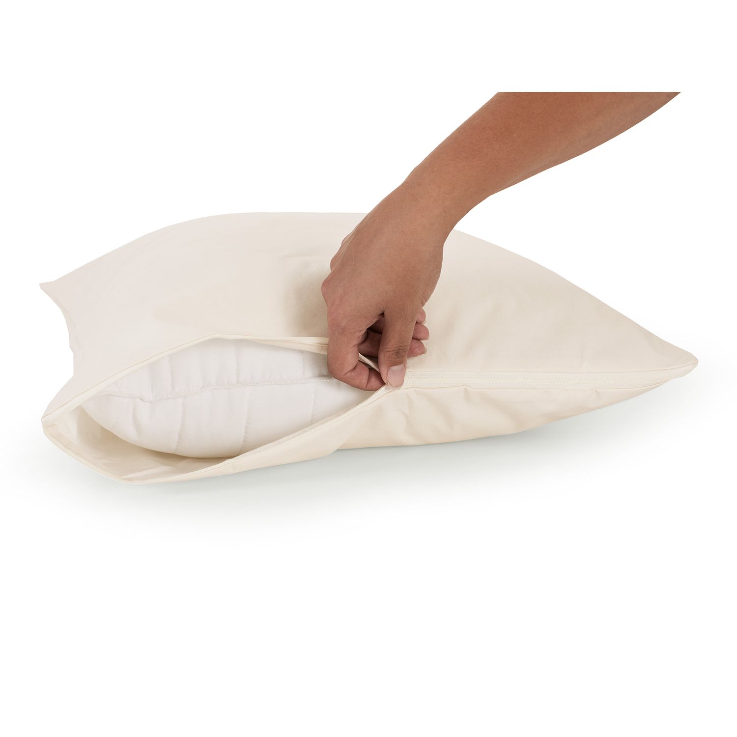 Protectie de bumbac perna Dormeo 50x70 cm fotografia produsului View 4 L