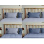 Set lenjerie de pat Essentials 200x200 cm alb fotografia produsului View 5 S