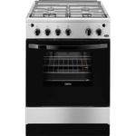 Aragaz Zanussi ZCG612H1XA, gaz, 4 arzatoare, grill, rotisor, 60 cm, Inox fotografia produsului