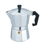 Espressor cafea manual din aluminiu, pentru aragaz, capacitate 9 cesti fotografia produsului