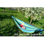 Hamac doua persoane, Sersimo, 200x150 cm, verde albastru fotografia produsului View 3 S