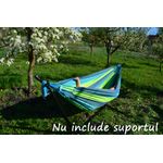 Hamac doua persoane, Sersimo, 200x150 cm, verde albastru fotografia produsului View 2 S