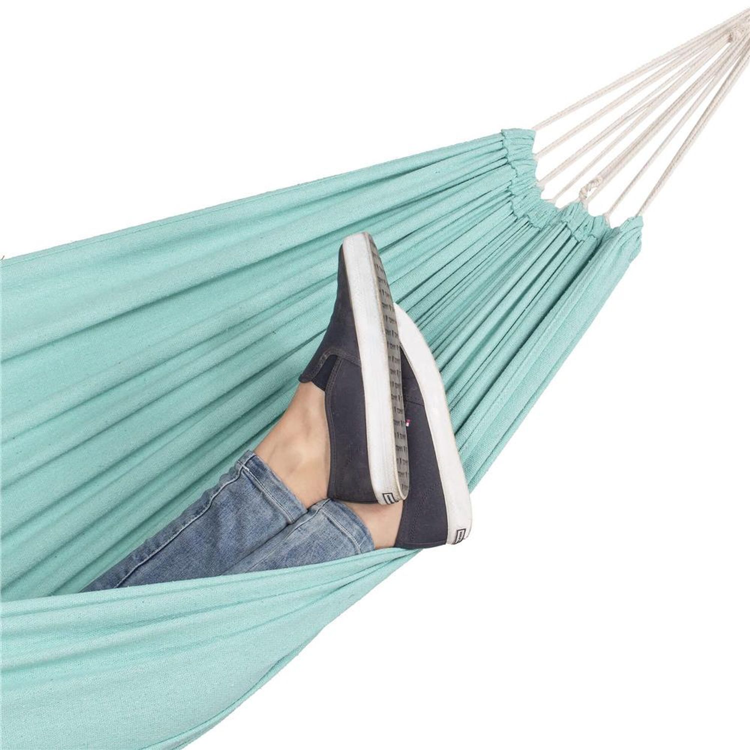 Hamac doua persoane, Sersimo, 200kg, 200x150 cm, verde menta fotografia produsului View 12 L