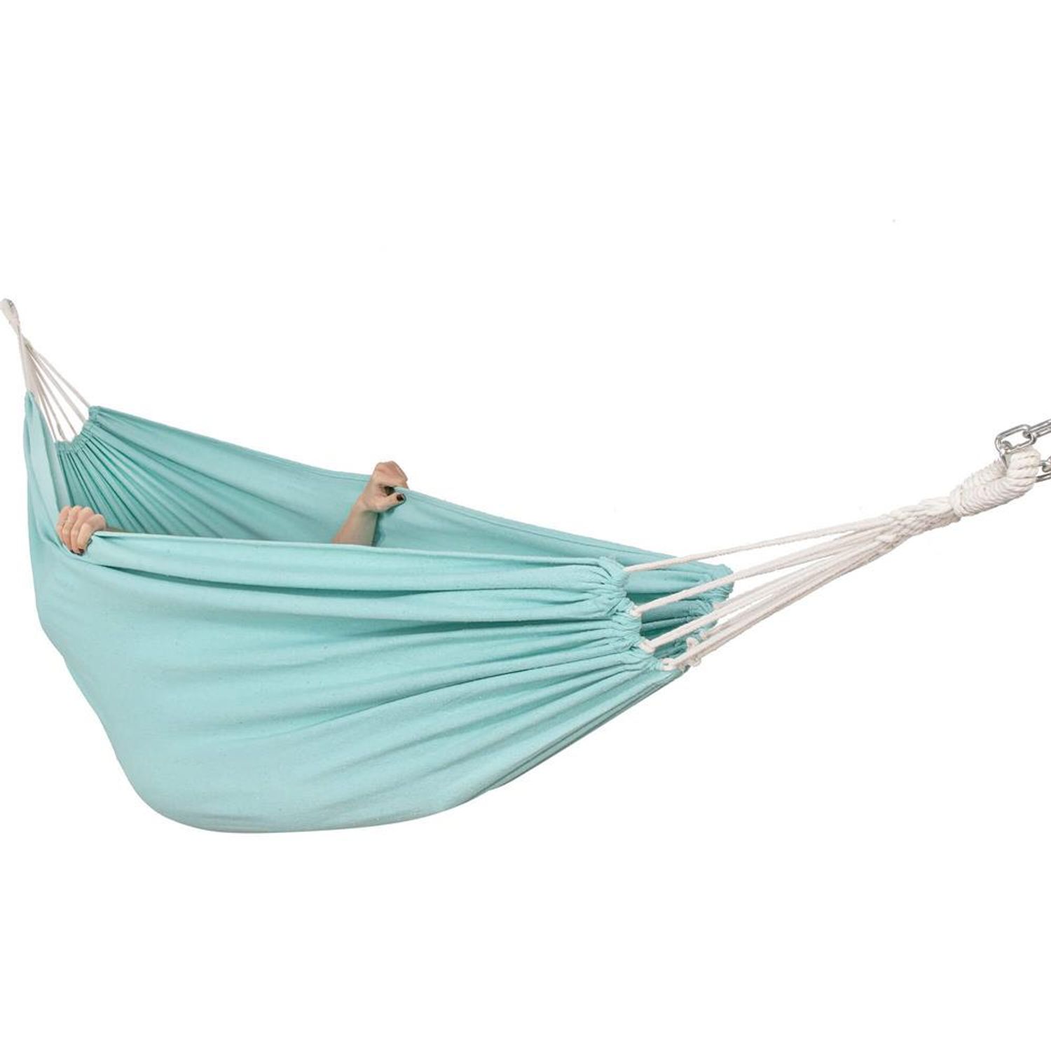 Hamac doua persoane, Sersimo, 200kg, 200x150 cm, verde menta fotografia produsului View 9 L