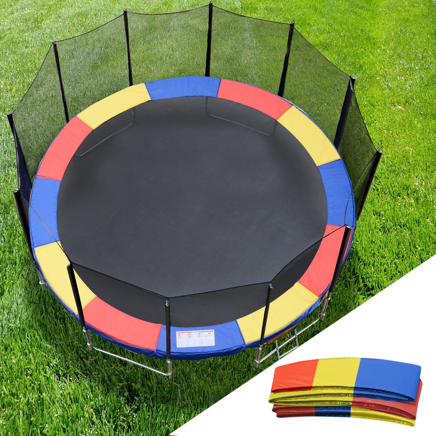 Protectie arcuri pentru trambulina cu diametrul de 396 cm, Multicolor fotografia produsului View 3 L