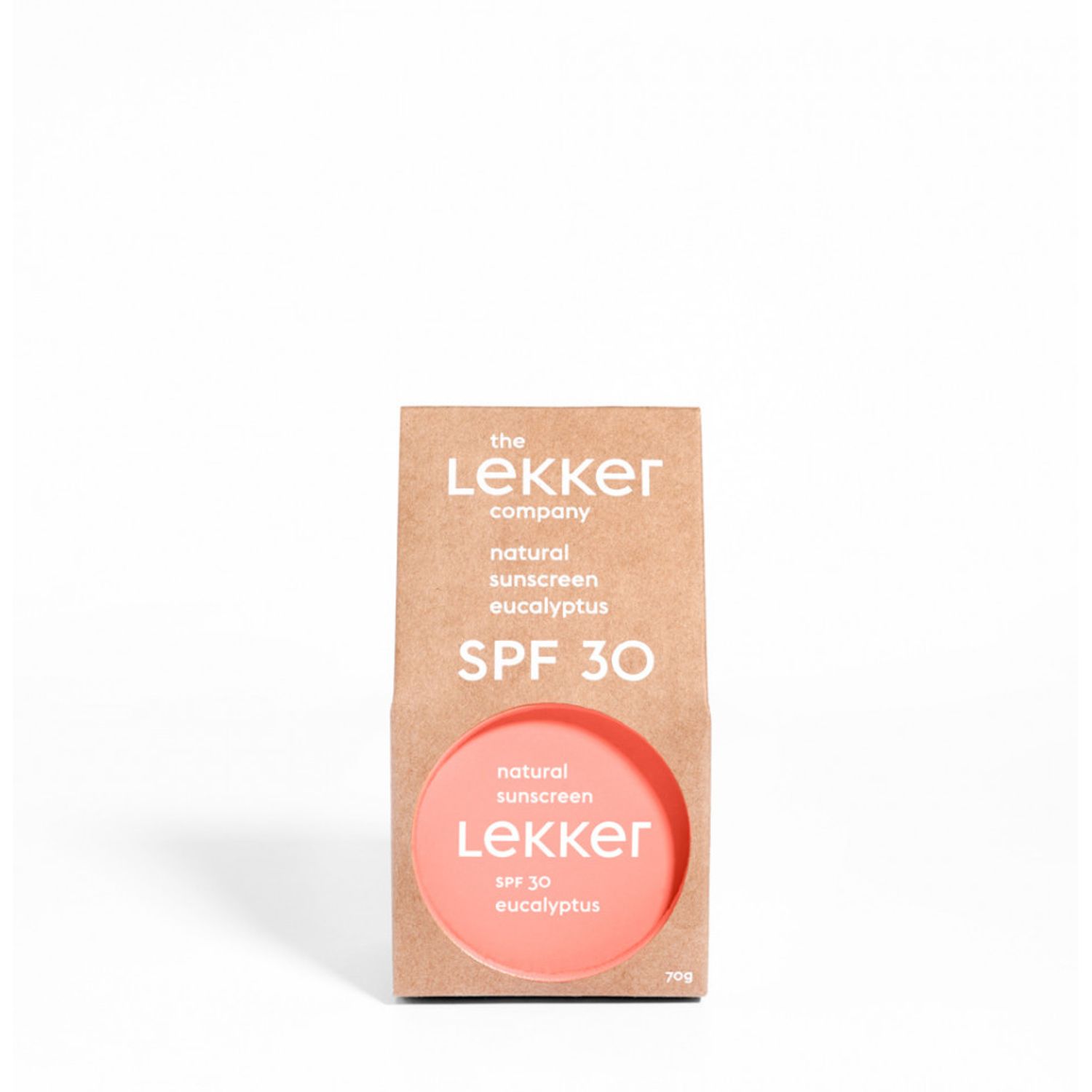 SPF 30 Cremă de soare naturală, Lekker, 70g fotografia produsului