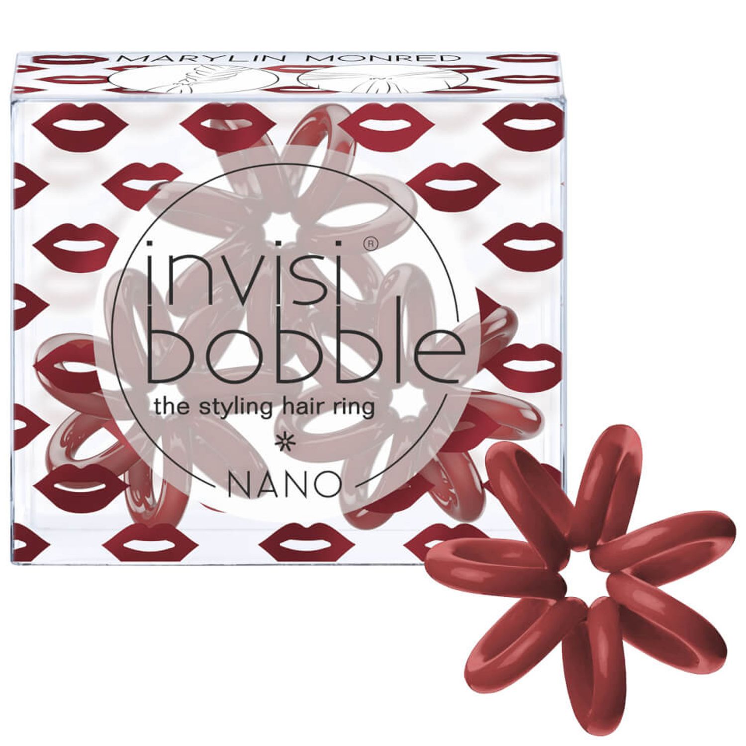 Elastic pentru par InvisiBobble Nano Marilyn Monred, 3buc fotografia produsului