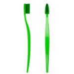 Biobrush Periuță de dinți organică medium-soft - VERDE fotografia produsului