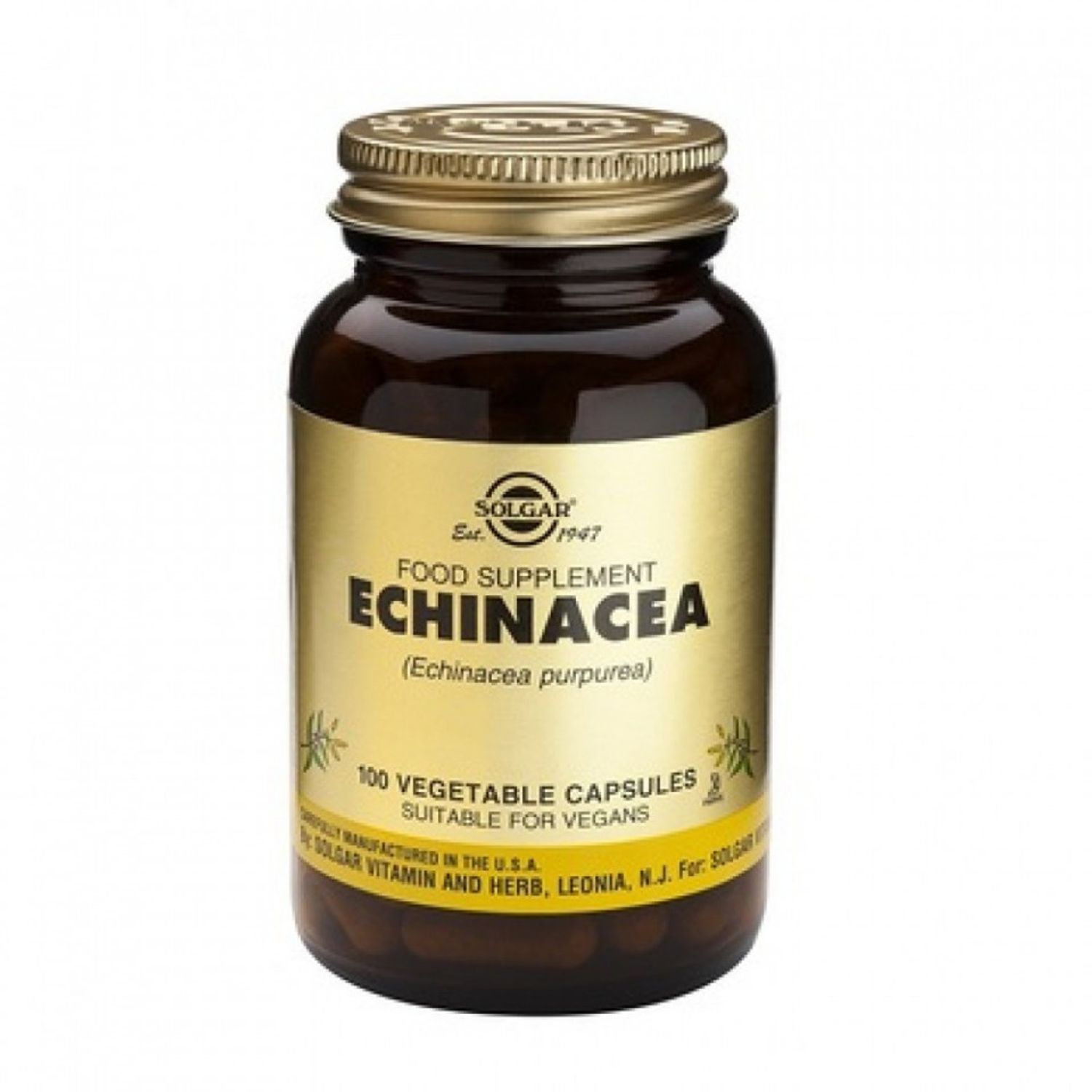 Echinacea Solgar 100 capsule fotografia produsului