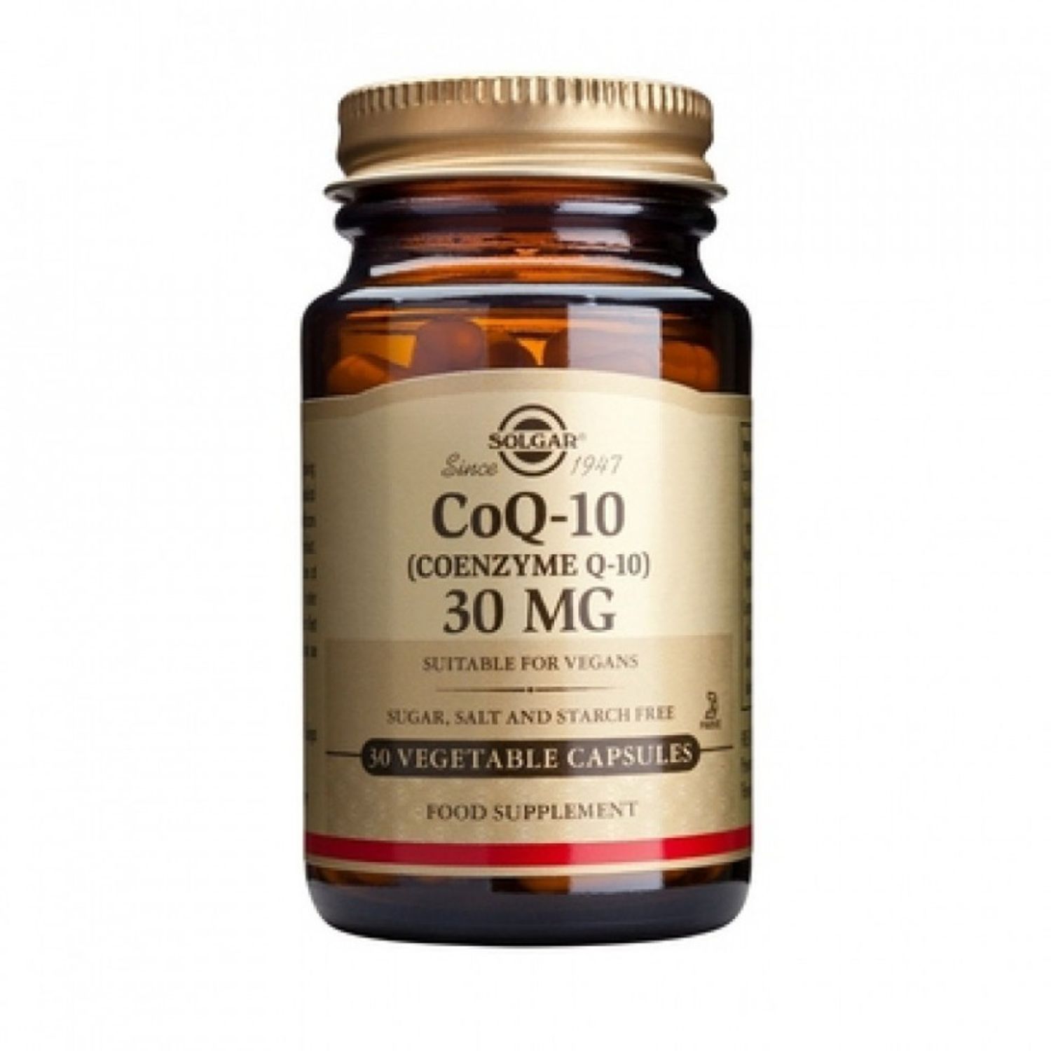 Coenzyme Q-10 Solgar 30mg 30 capsule fotografia produsului