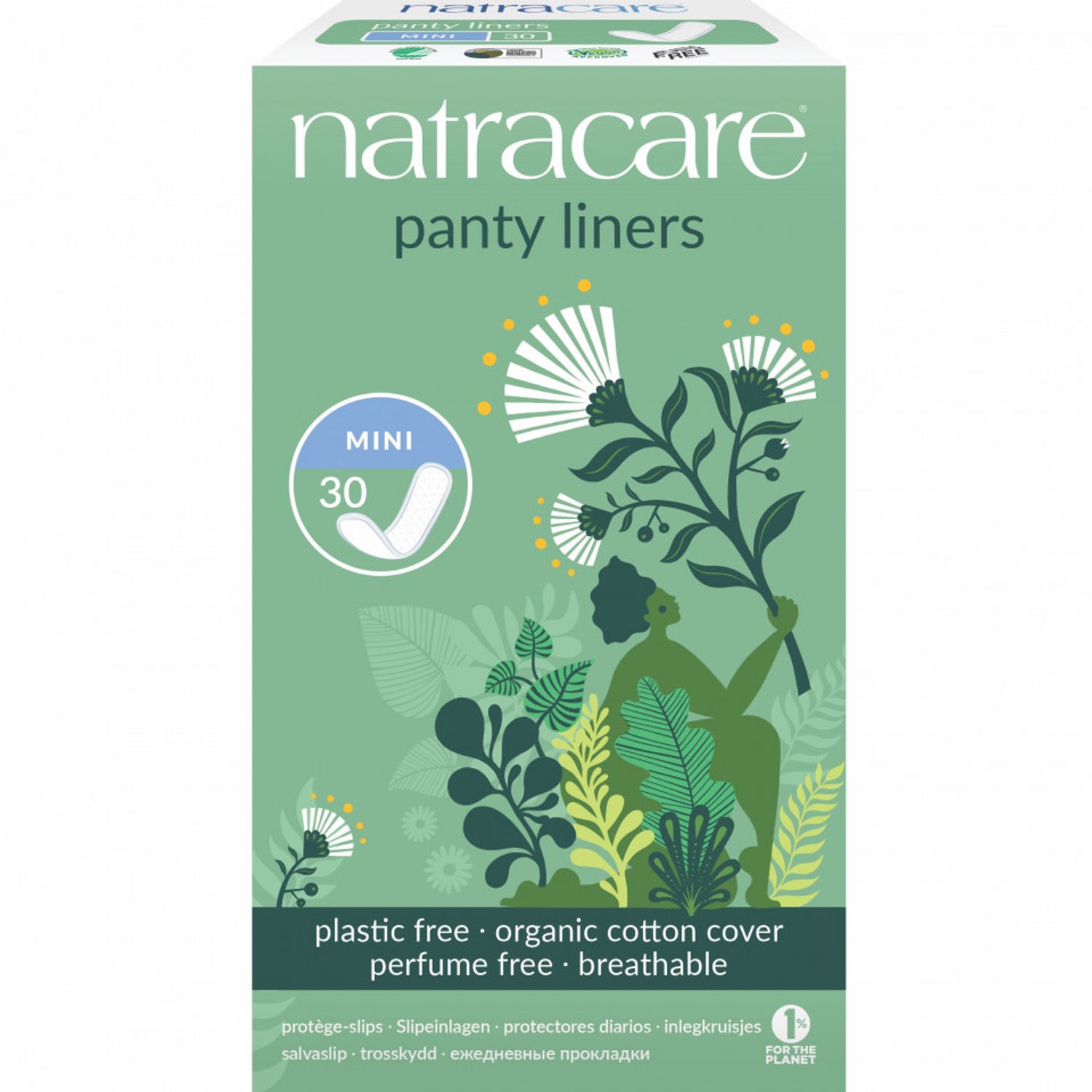 Protej slip breathable / mini, Natracare fotografia produsului
