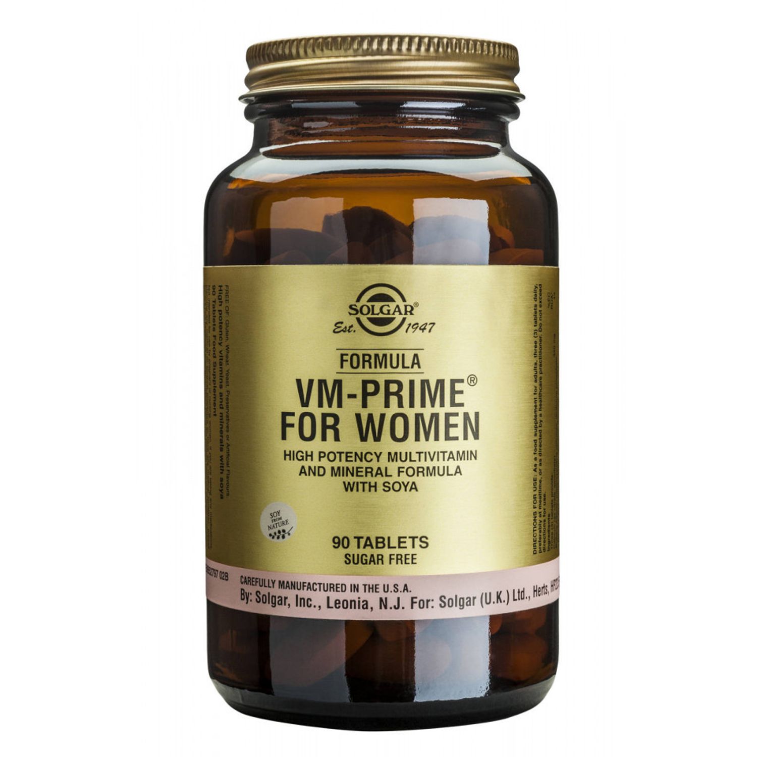 Formula VM Prime for Women 90 tabs, Solgar fotografia produsului