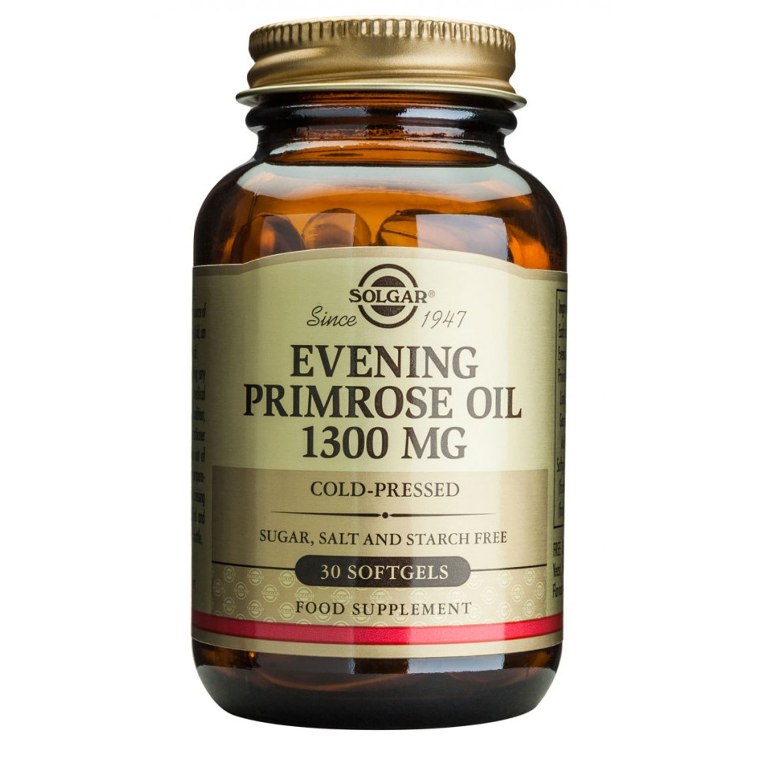 Evening Primrose Oil 1300mg 30cps moi, Solgar fotografia produsului
