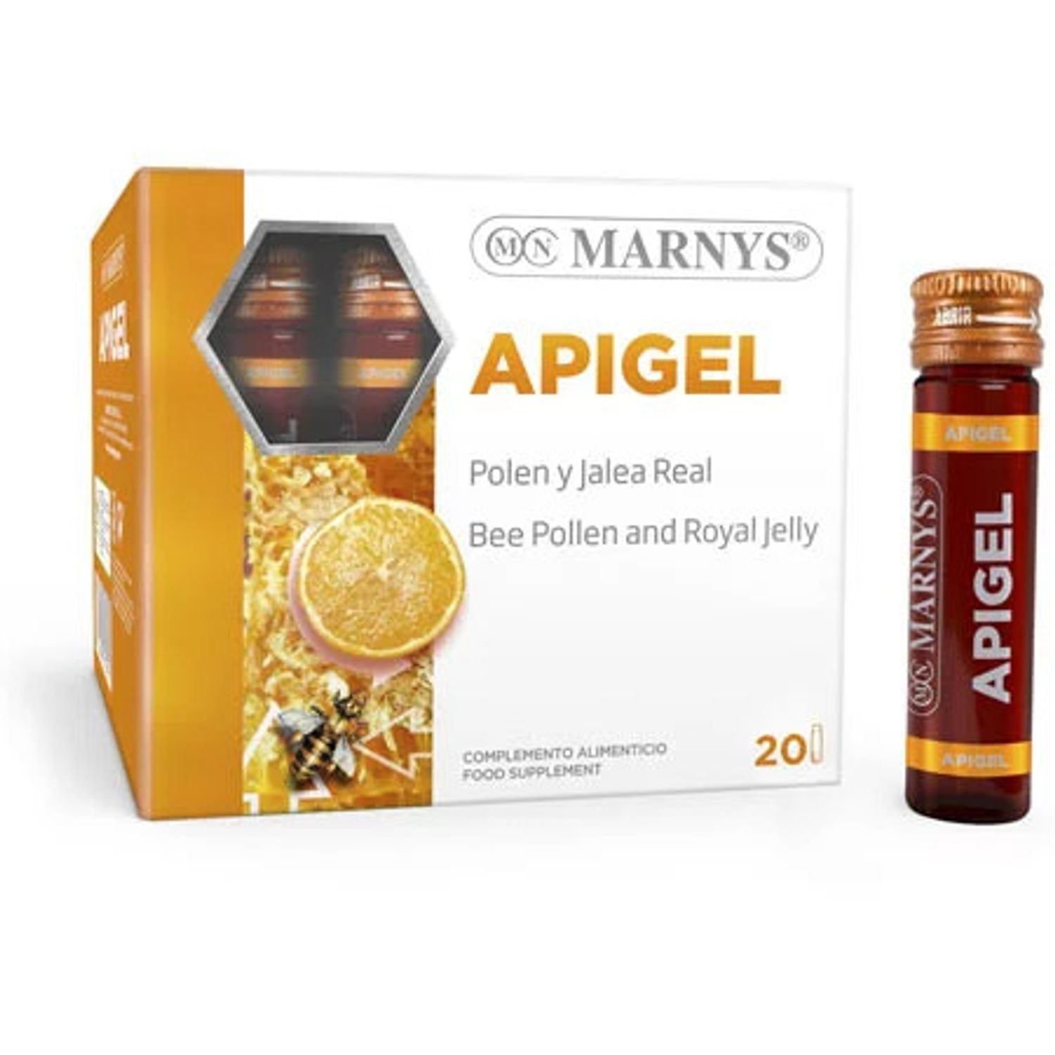 Apigel, Marnys, 20 fiole x 10ml fotografia produsului