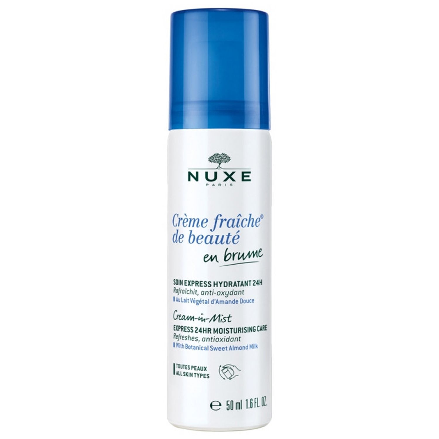 Fluid hidratant expres 24h Cr&egrave;me Fra&icirc;che de Beaut&eacute;, Nuxe, 50ml fotografia produsului