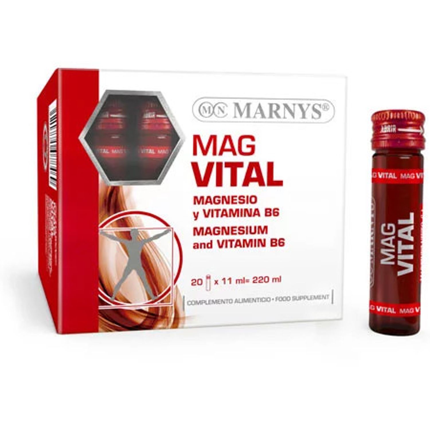 Mag Vital, 20 fiole X 10ml, Marnys fotografia produsului