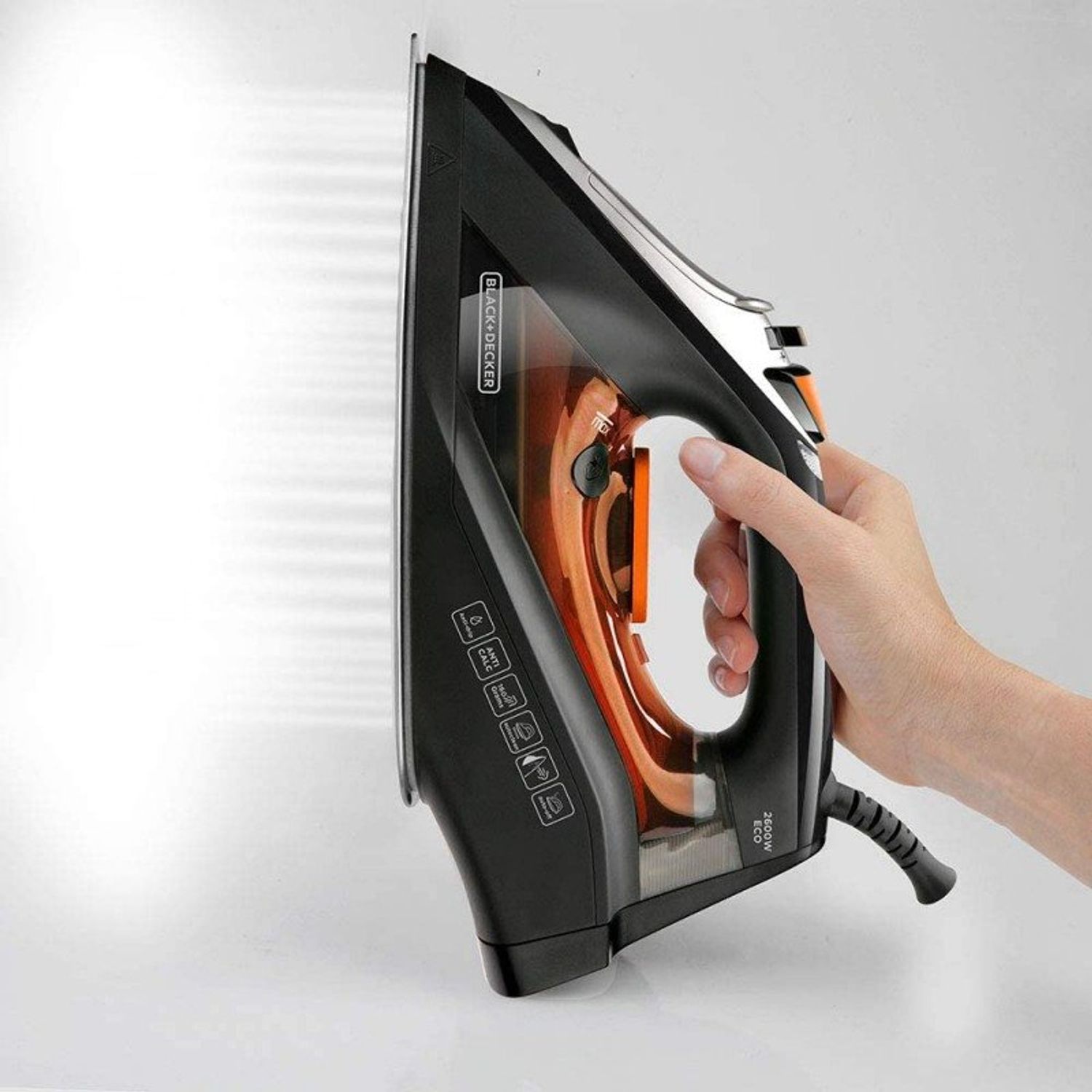 Fier de calcat negru Black+Decker 2600 W fotografia produsului View 3 L