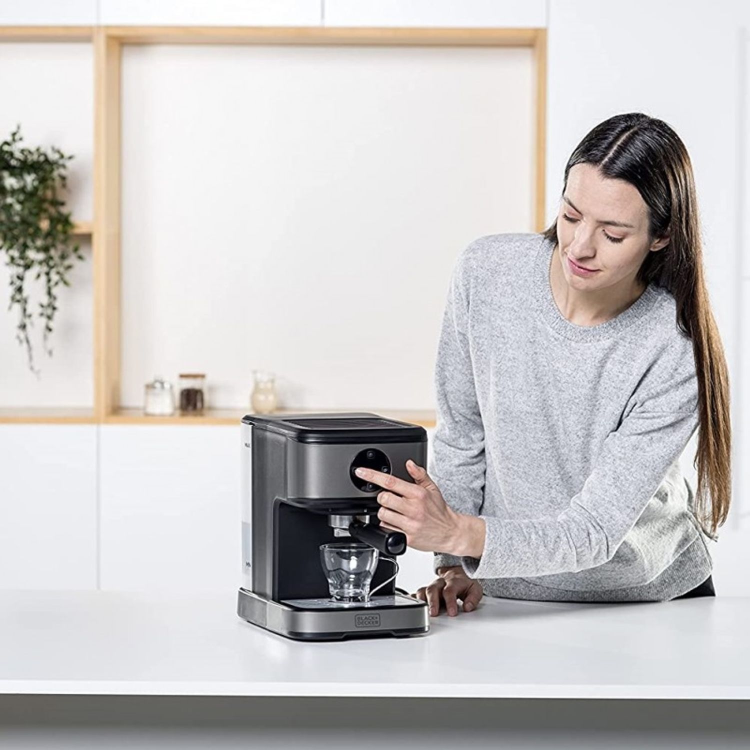 Espressor manual Black+Decker 20 Bar 850 W fotografia produsului View 3 L