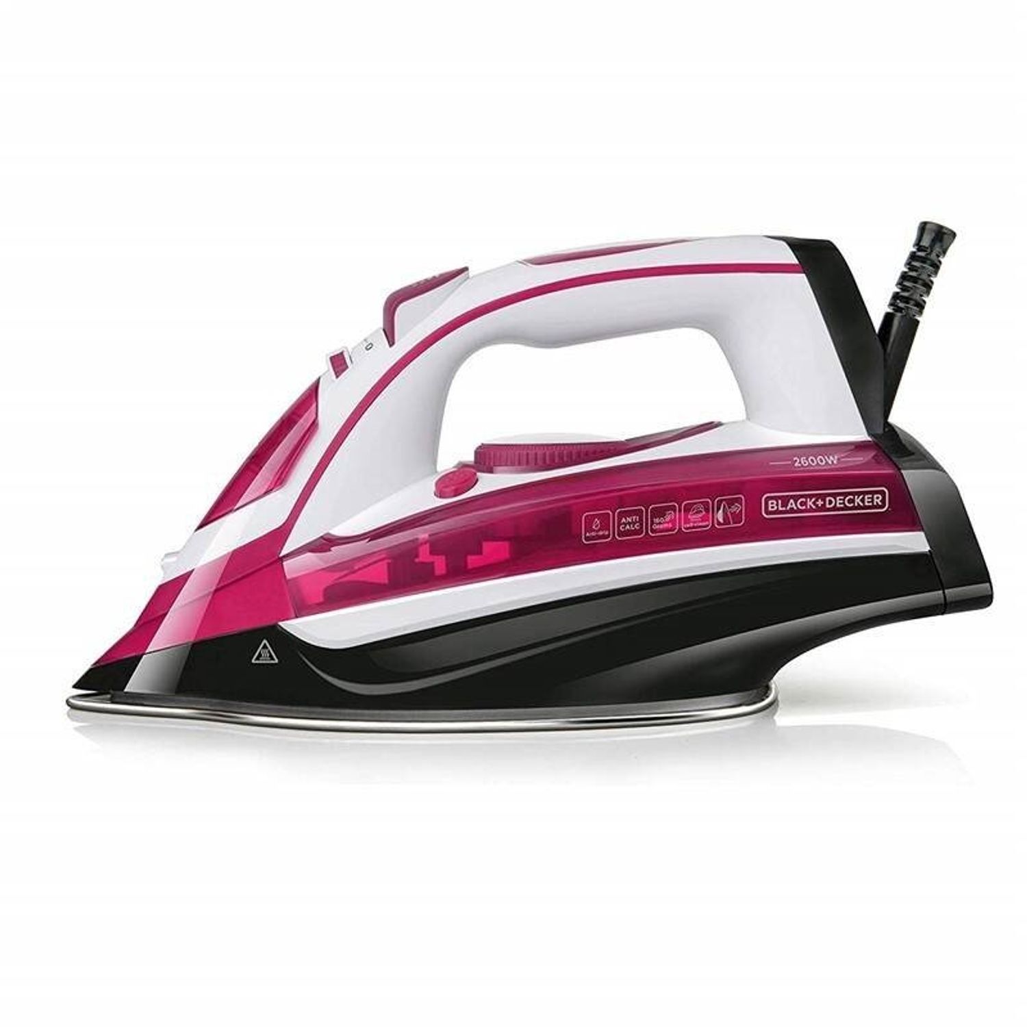 Fier de calcat roz Black+Decker 2600 W fotografia produsului View 2 L