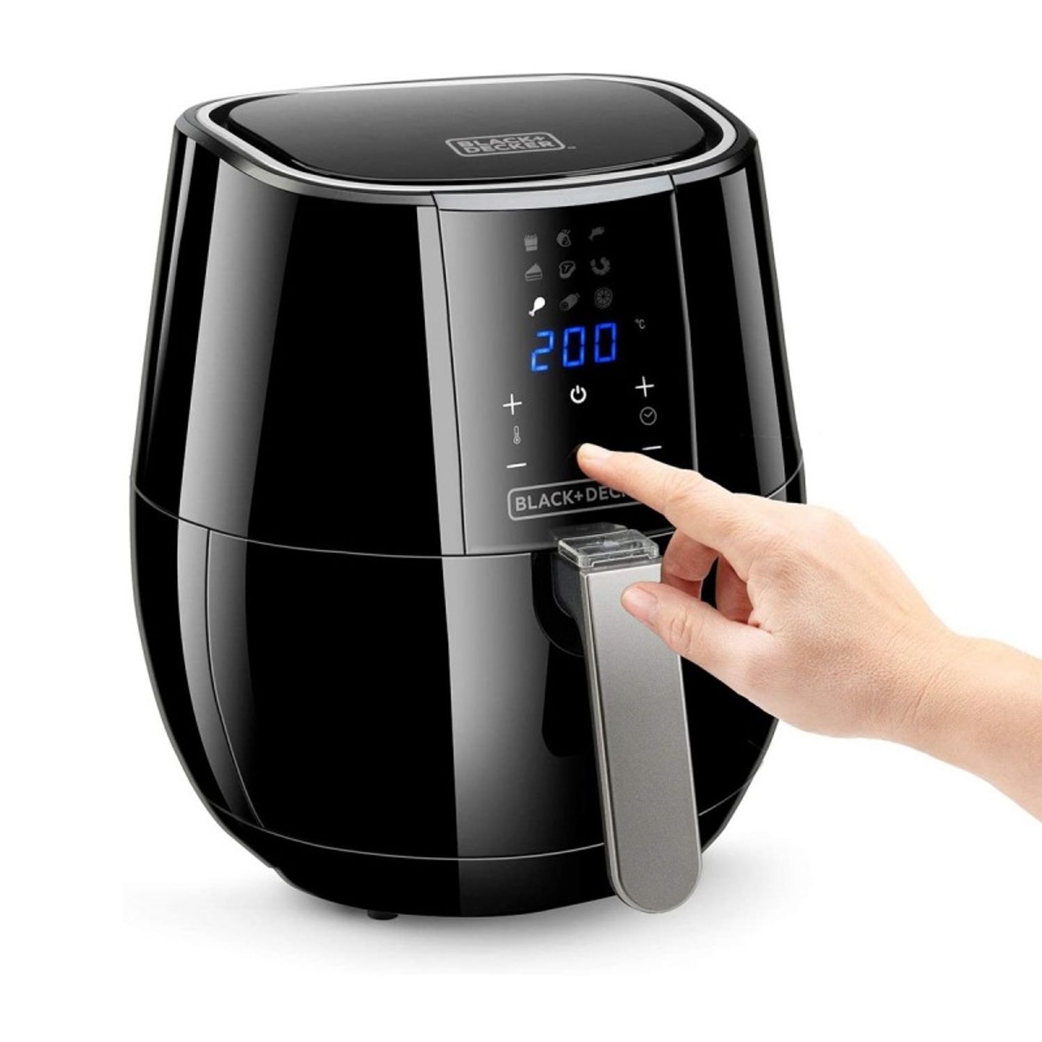 Friteuza cu aer cald Black+Decker 1500 W fotografia produsului View 5 L