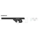 Bare transversale Menabo Sherman Black XL pentru Lada Largus 2012+ fotografia produsului View 8 S