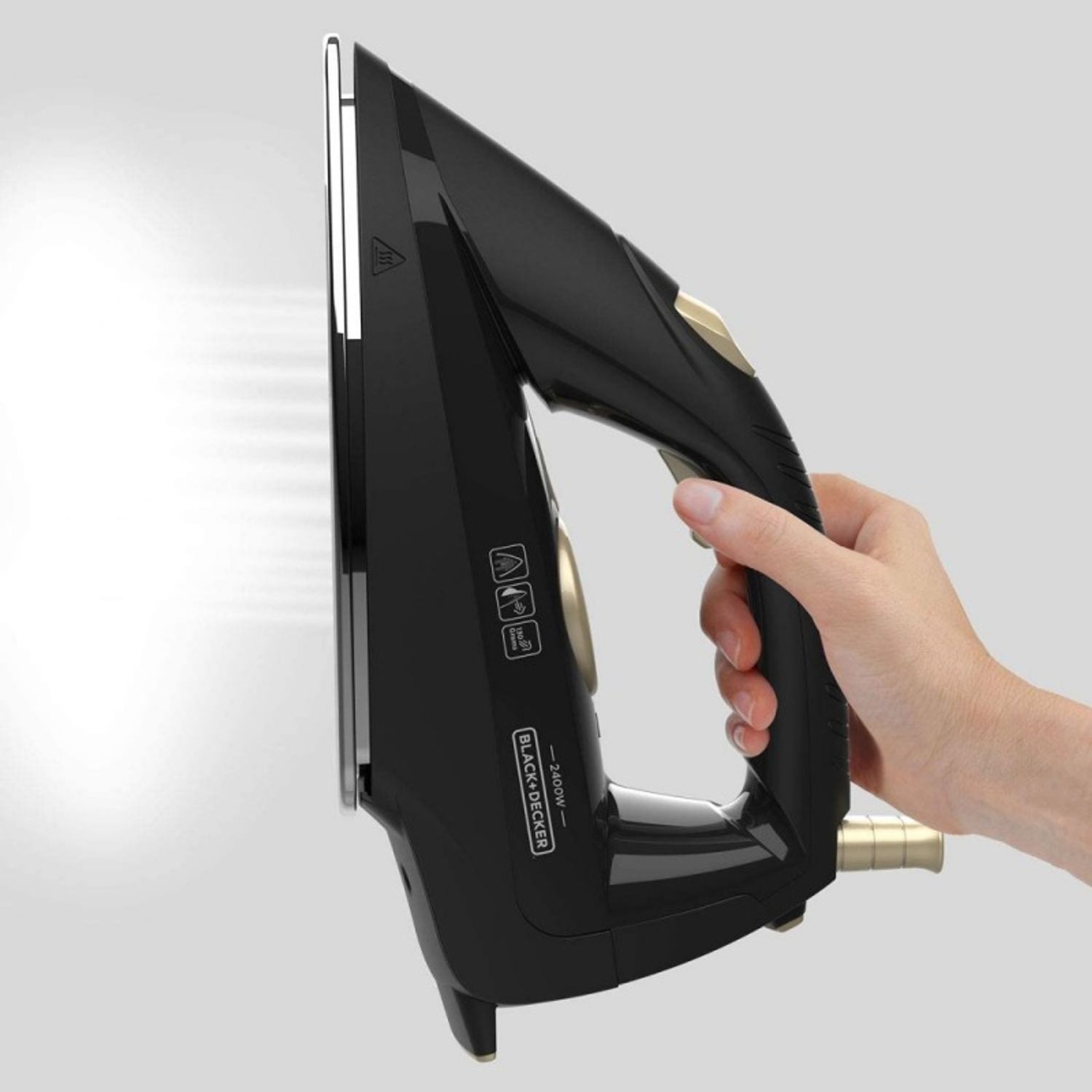 Statie de calcat negru Black+Decker 2400 W - BXSS2400E fotografia produsului View 4 L