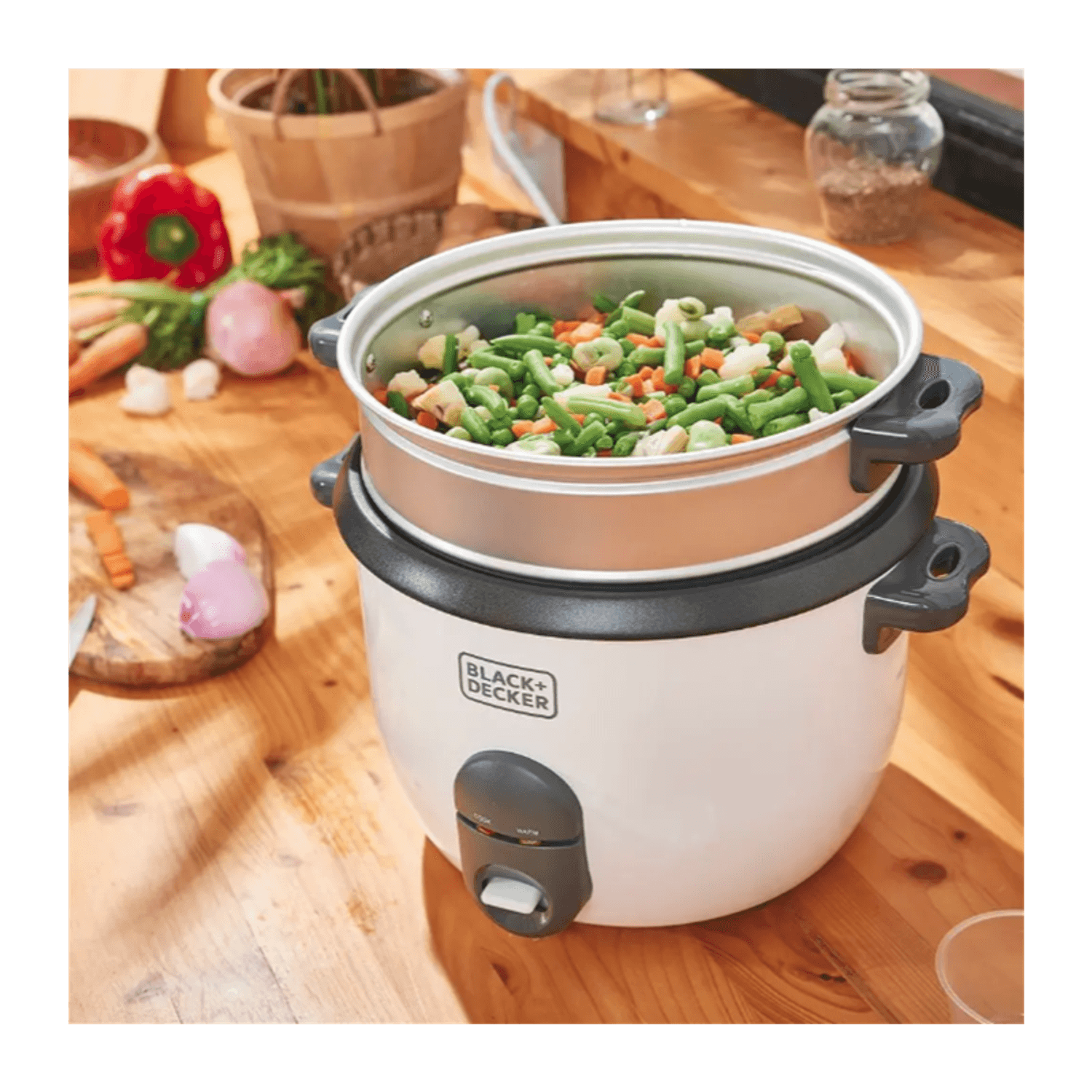 Aparat pentru gatit orez Black+Decker 700 W fotografia produsului