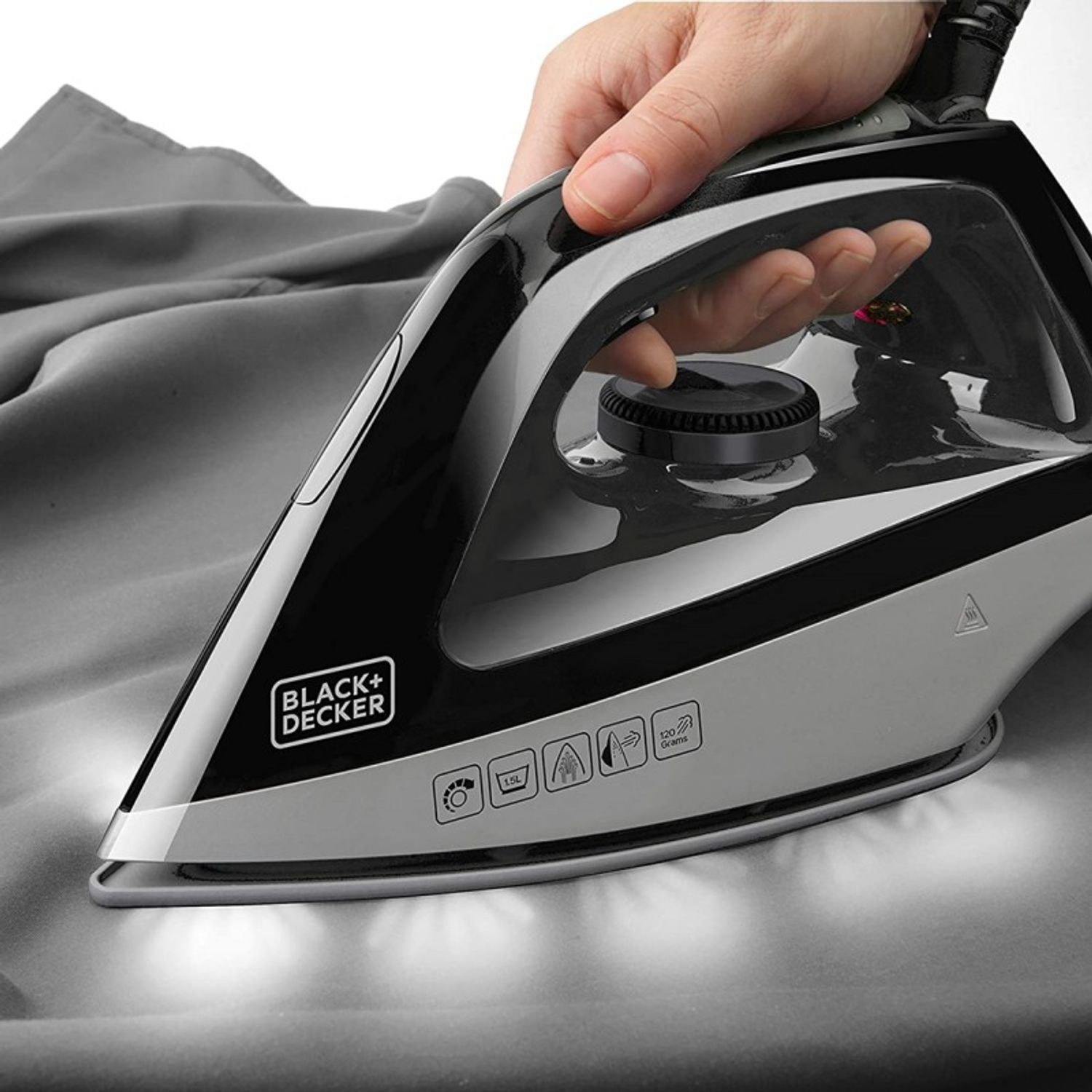 Statie de calcat negru Black+Decker 2400 W fotografia produsului View 3 L