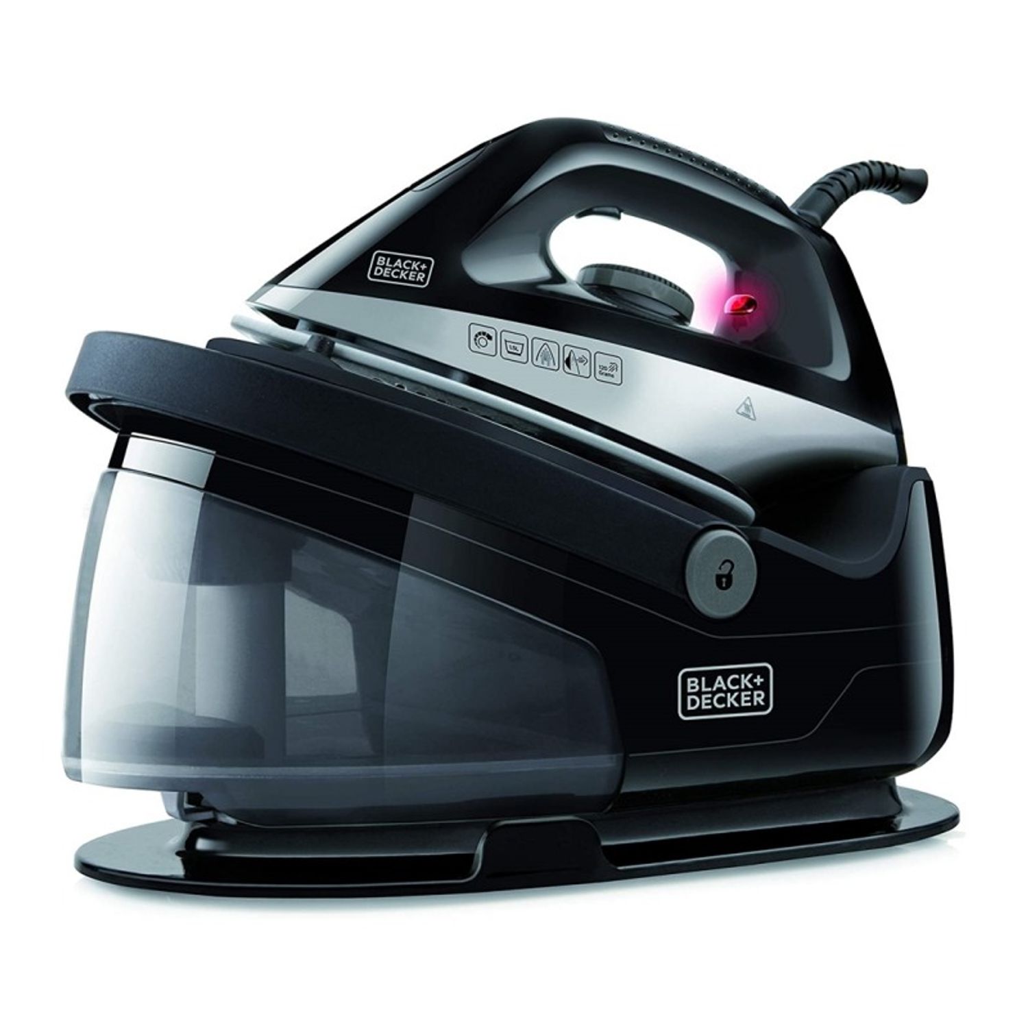 Statie de calcat negru Black+Decker 2400 W fotografia produsului