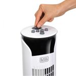 Ventilator turn alb fara telecomanda Black+Decker 81 cm 45 W fotografia produsului View 4 S