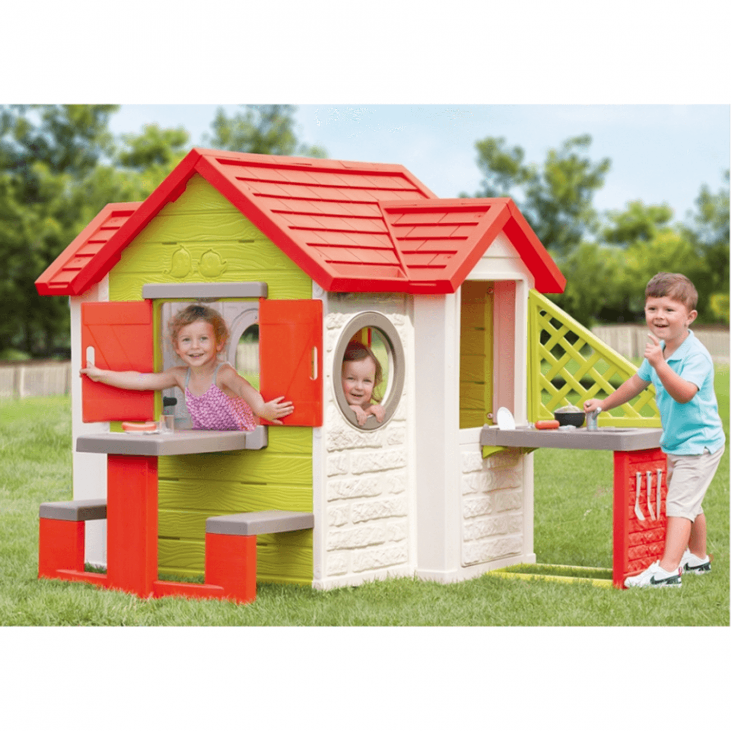 Casuta pentru copii Smoby Neo House fotografia produsului View 2 L