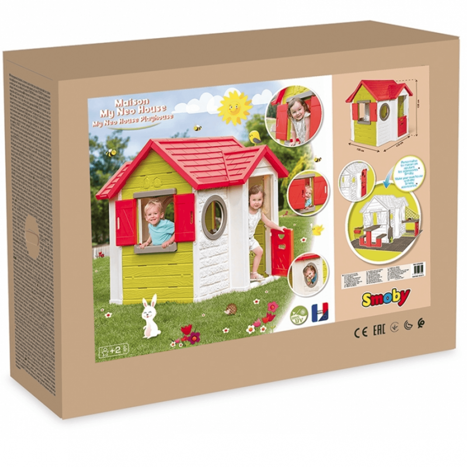Casuta pentru copii Smoby Neo House fotografia produsului View 4 L