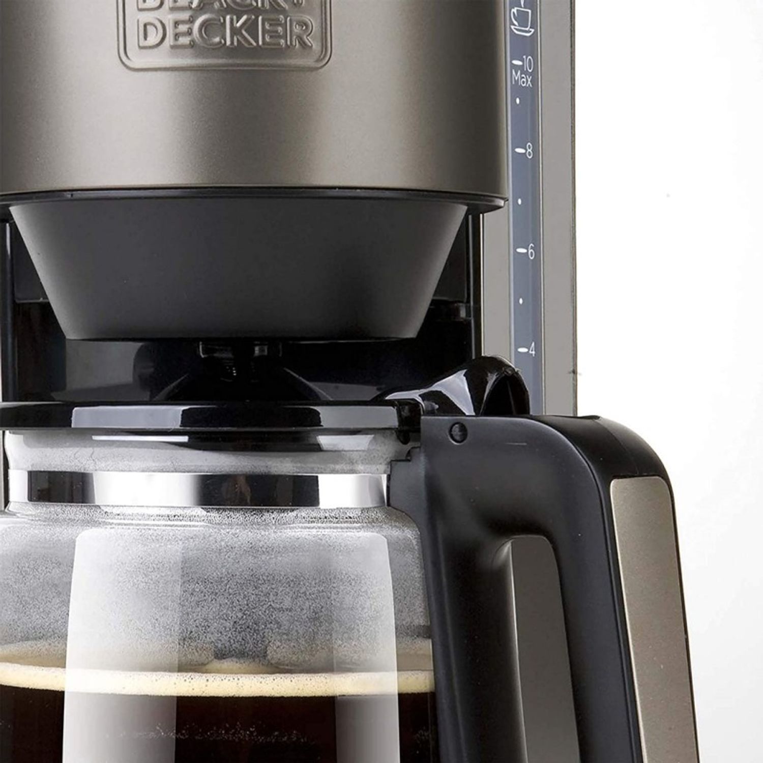 Cafetiera programabila 12 cupe Black+Decker 1.25 L 1000 W fotografia produsului View 2 L