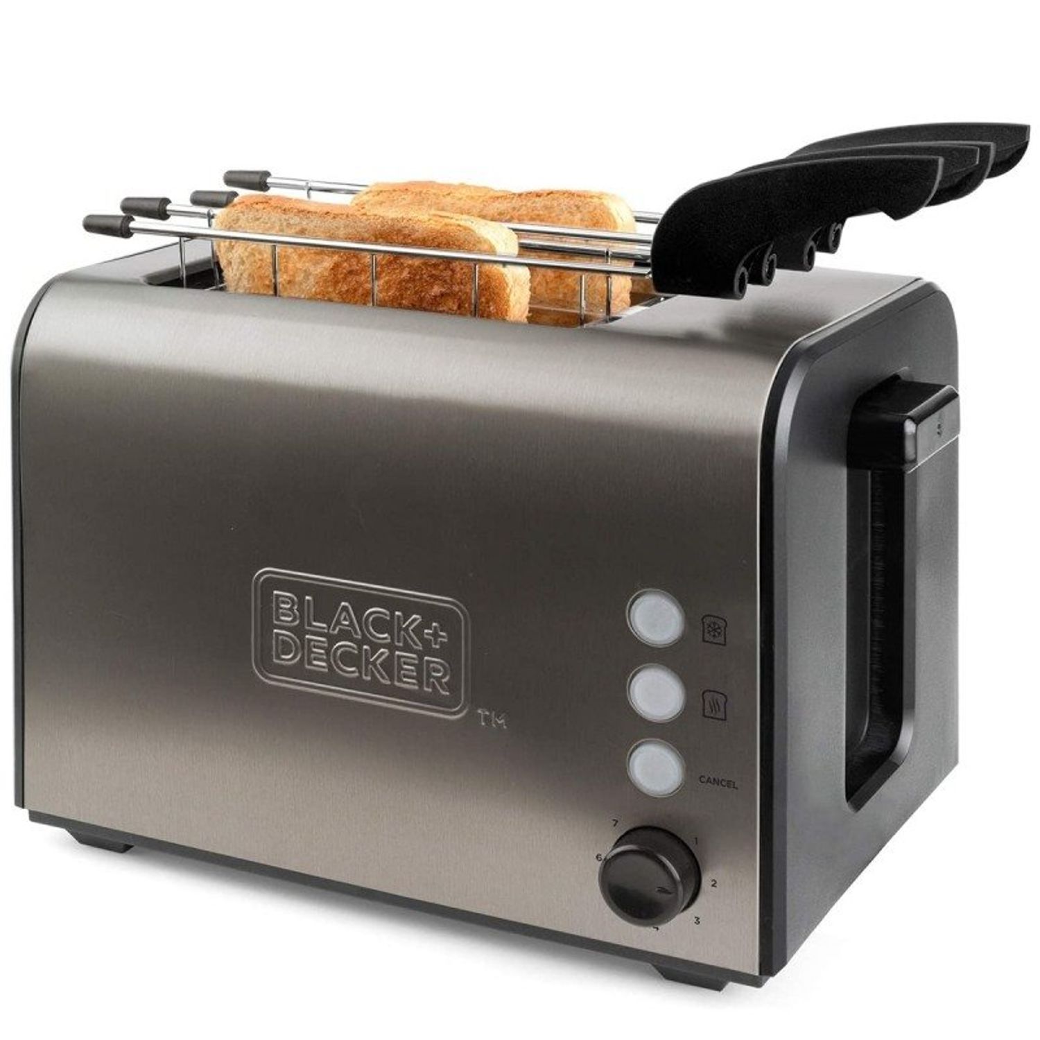 Prajitor de paine 7 trepte Black+Decker 900 W fotografia produsului View 2 L