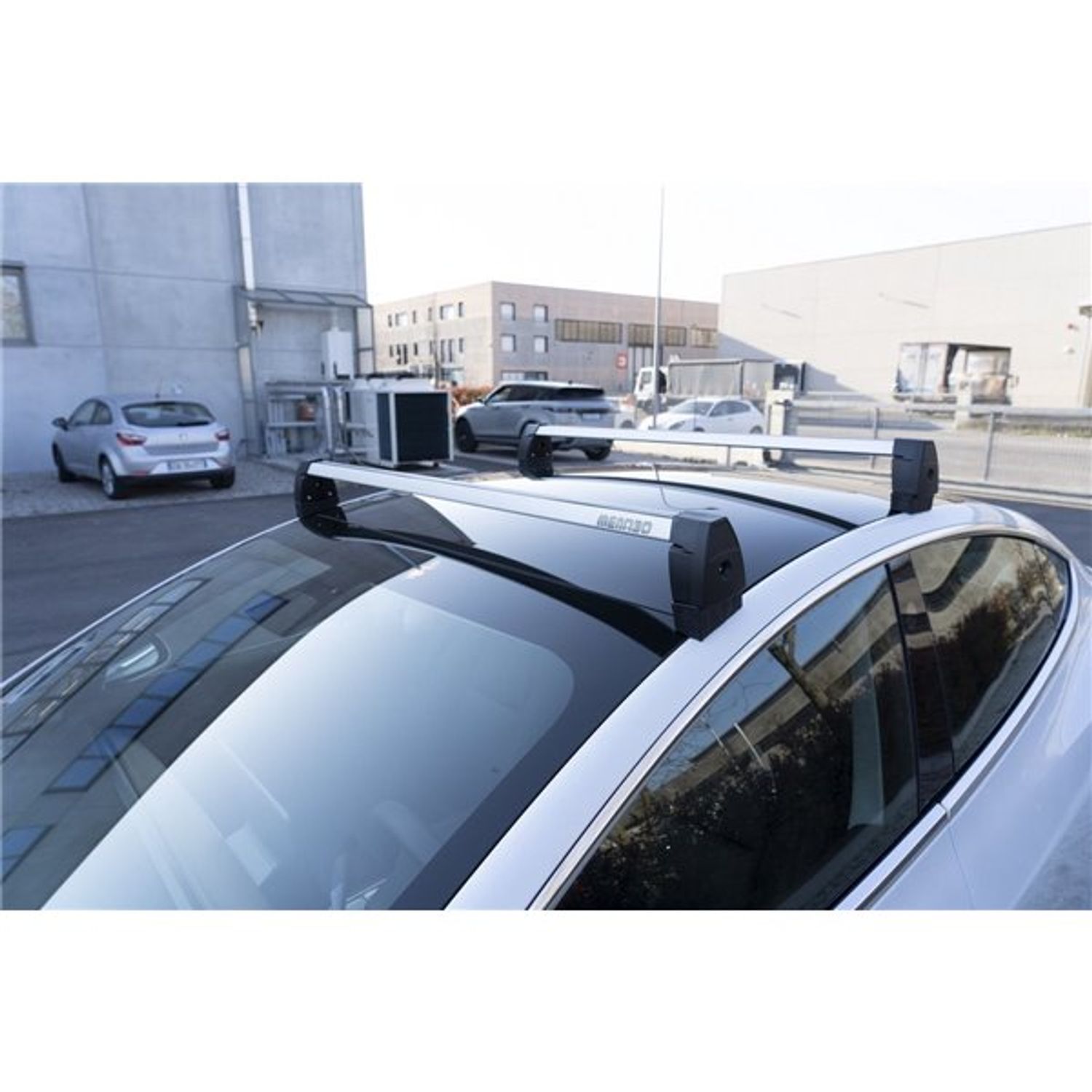 Bare transversale aluminiu Menabo Dedicate pentru Testa Model 3, model 2017+ fotografia produsului