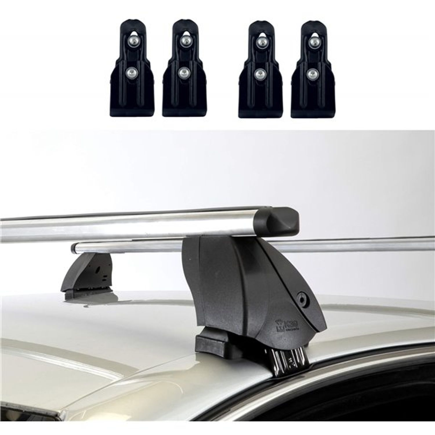 Bare transversale aluminiu K39 pentru Mini One / Cooper, 3 usi, model 2014-2018 fotografia produsului View 4 L