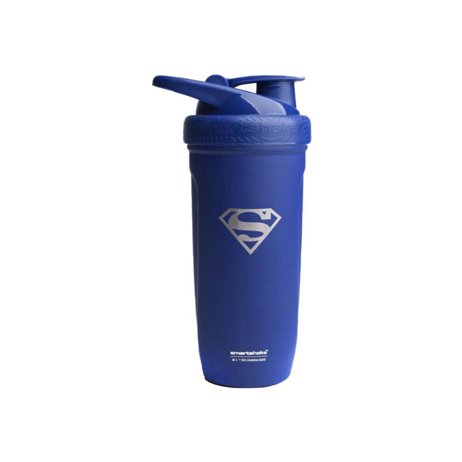 Shaker Smartshake Superman, 900 ml, Albastru fotografia produsului
