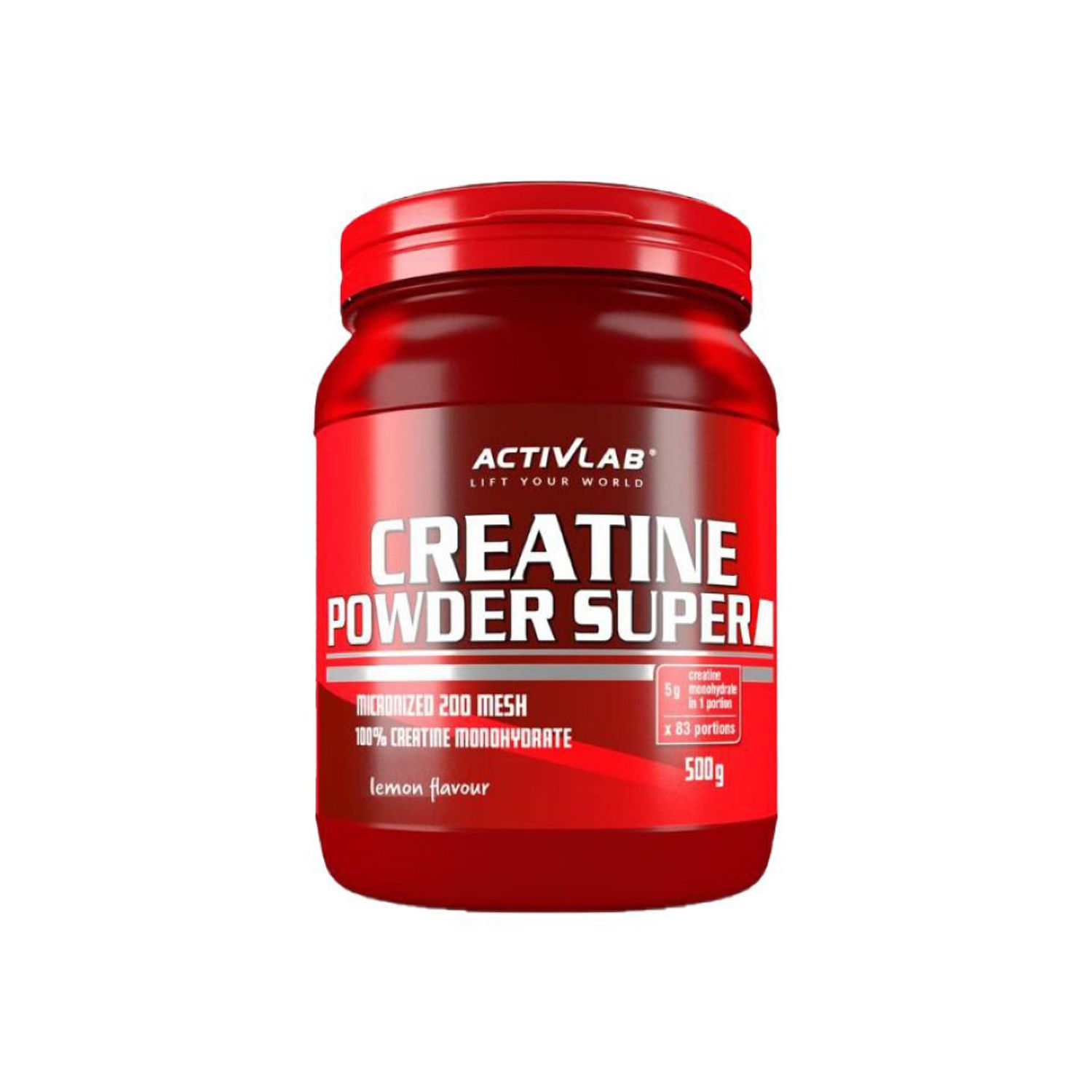 Creatina monohidrat Activlab Powder Super, Lemon, 500 g fotografia produsului