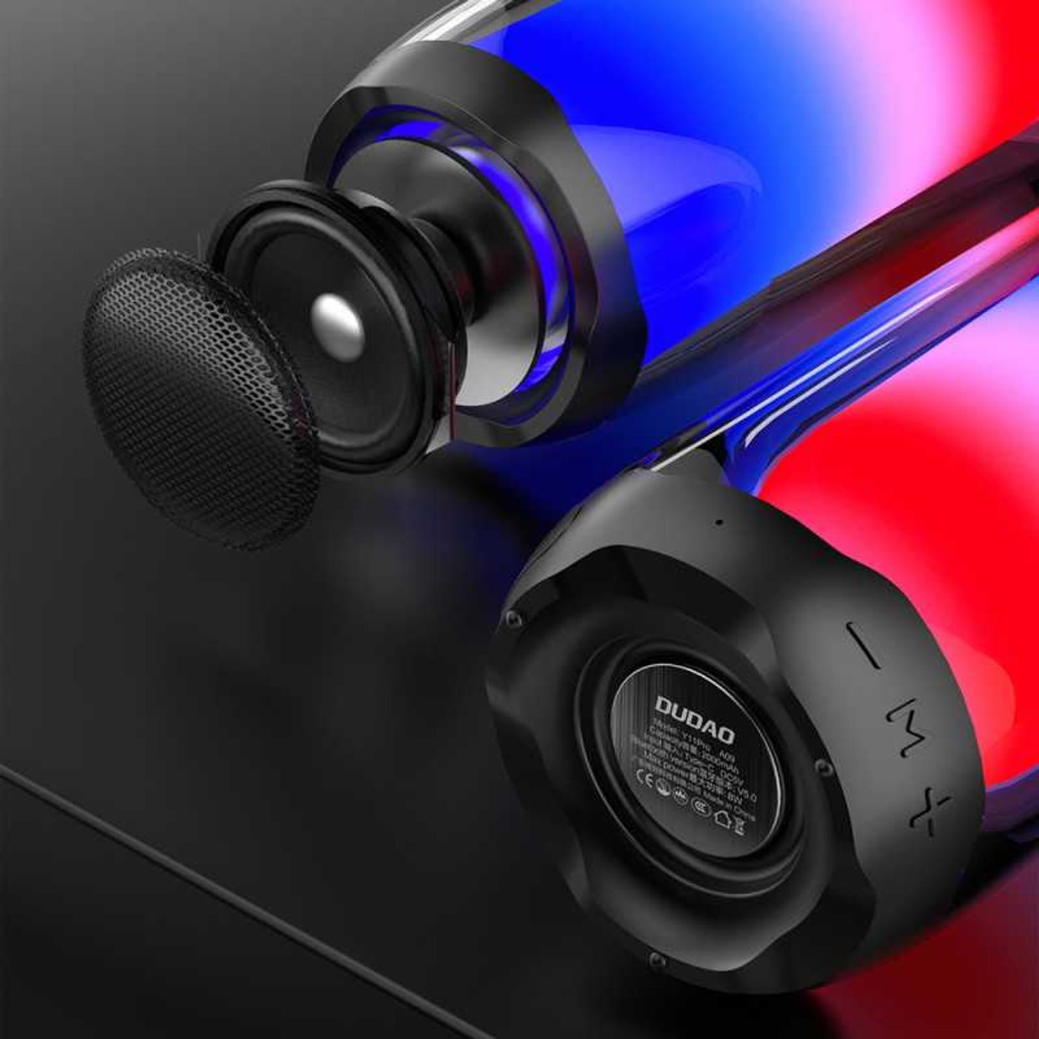 Boxa Portabila Dudao Bluetooth 5.0 8W RGB 2000mAh fotografia produsului View 6 L