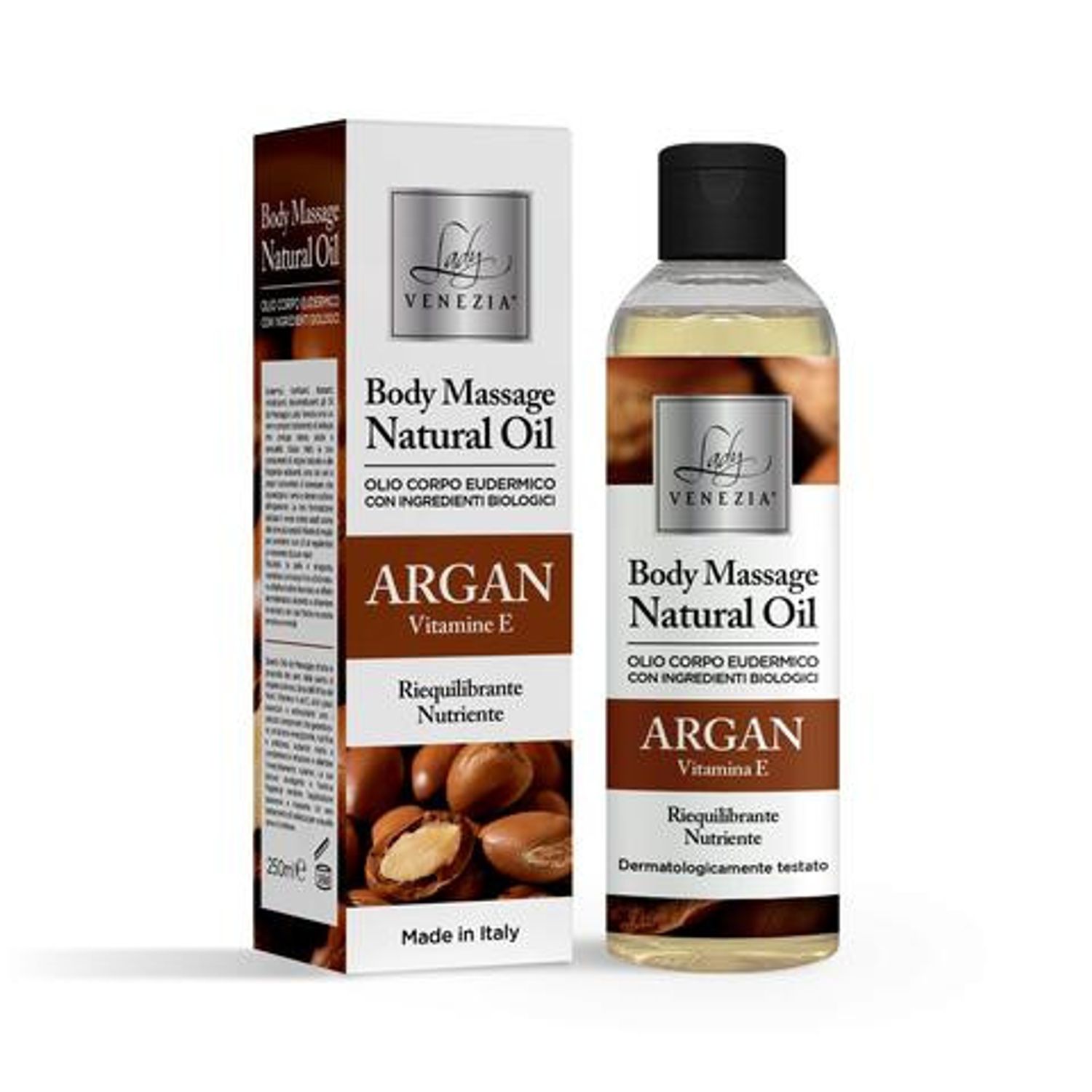 Ulei masaj eudermic cu Argan, Lady Venezia, 250 ml fotografia produsului