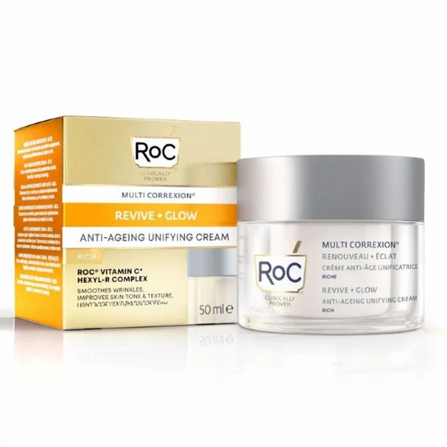 Cremă uniformizantă anti-age, Multi Correction Revive, Roc, 50ml fotografia produsului