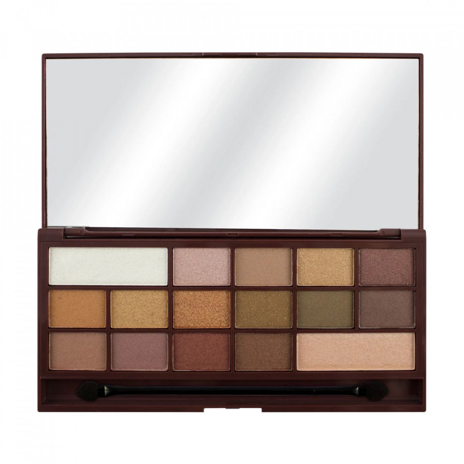 Paleta de farduri Makeup Revolution I Heart Makeup Palette Chocolate Golden Bar 22 g fotografia produsului