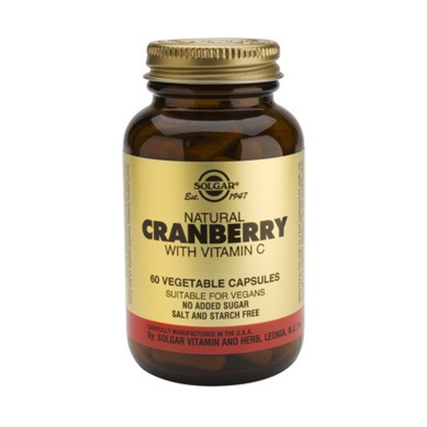 Extract de merișoare, Cranberry Extract with Vit. C 60cps, Solgar fotografia produsului