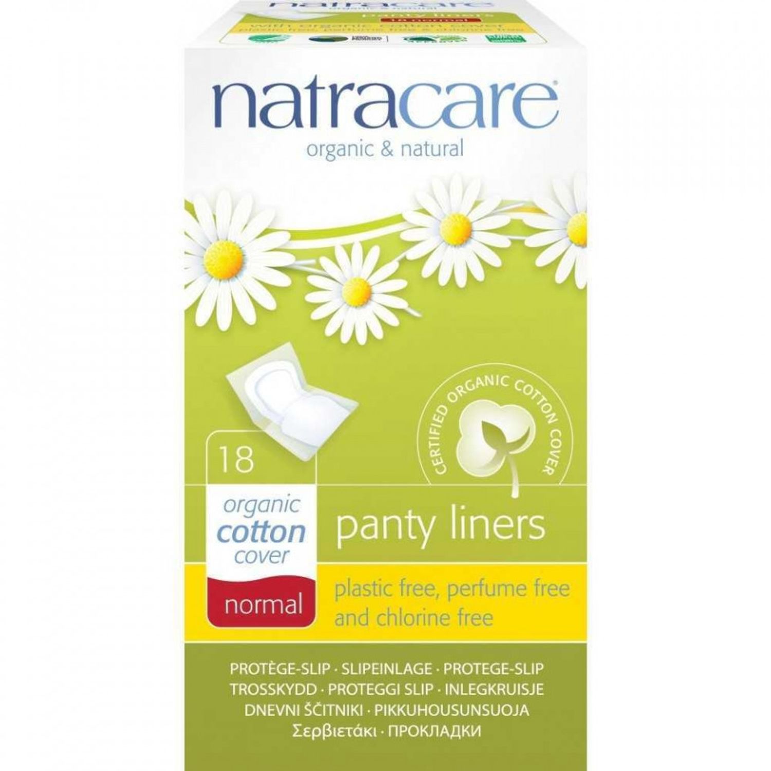 Protej slip ambalat individual - normal, Natracare, 18 buc fotografia produsului