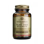 Vitamin E+ Selenium 50 veg. cps., Solgar fotografia produsului