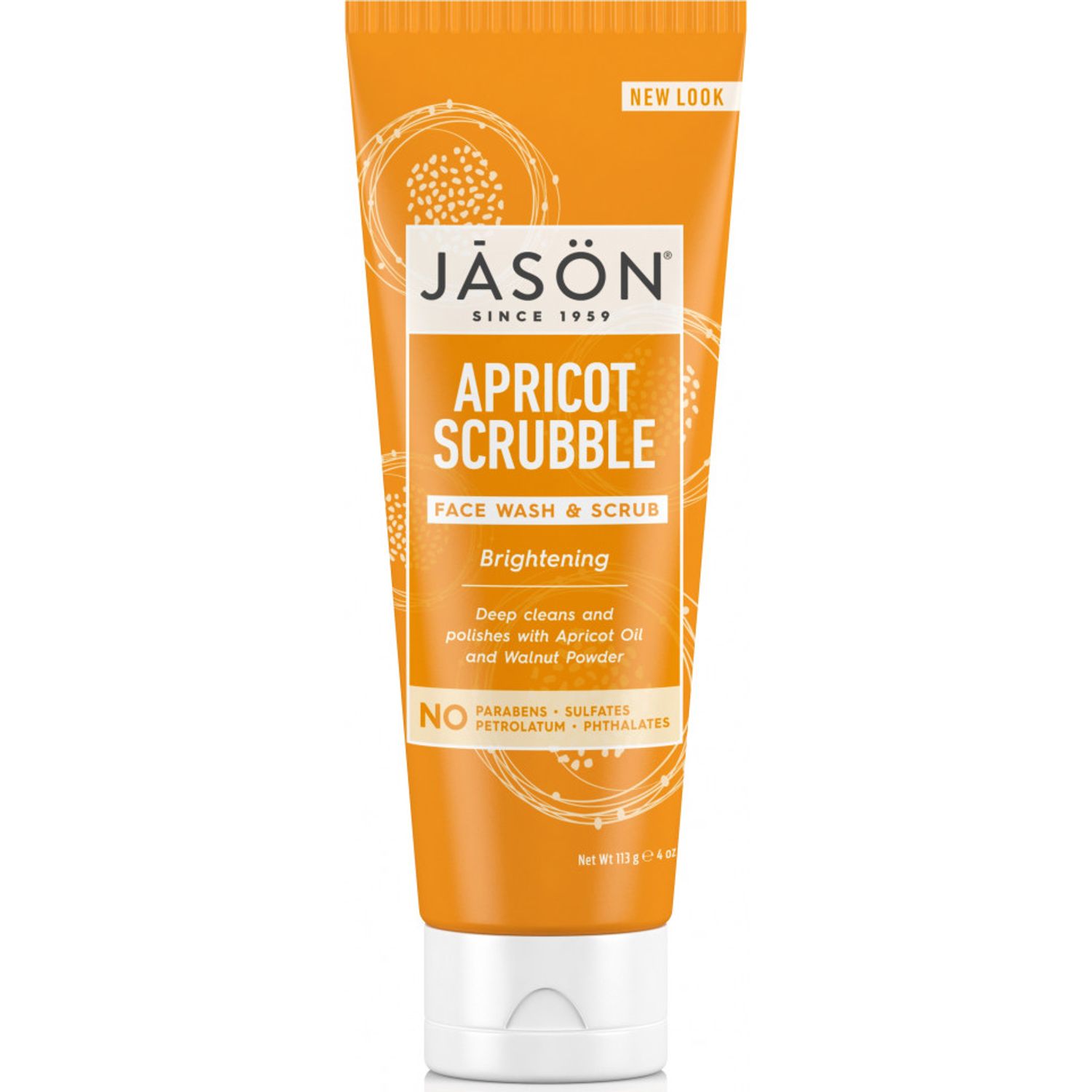 Scrub / Demachiant de fata cu caise, 130 ml. Jason fotografia produsului